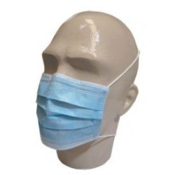 Masque chirurgicaux 3 plis passage tête
